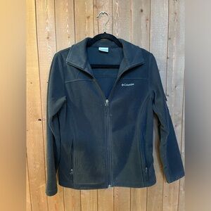 Black Columbia fleece zip-up